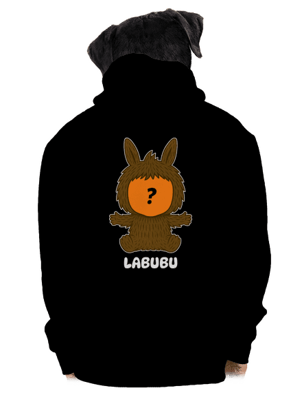 Labubu pánská mikina na zip Black