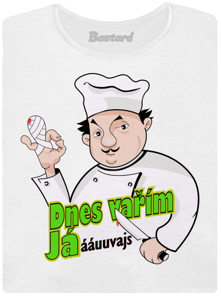 Dnes vařím já dámské tričko s lemem White