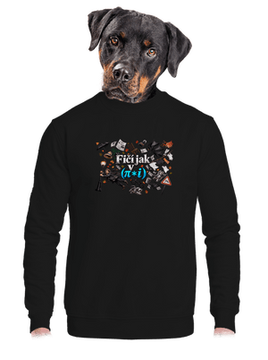 unisex mikina bez kapuce