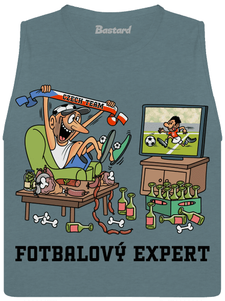 Fotbalový expert dámské tílko volné Heather Deep Teal