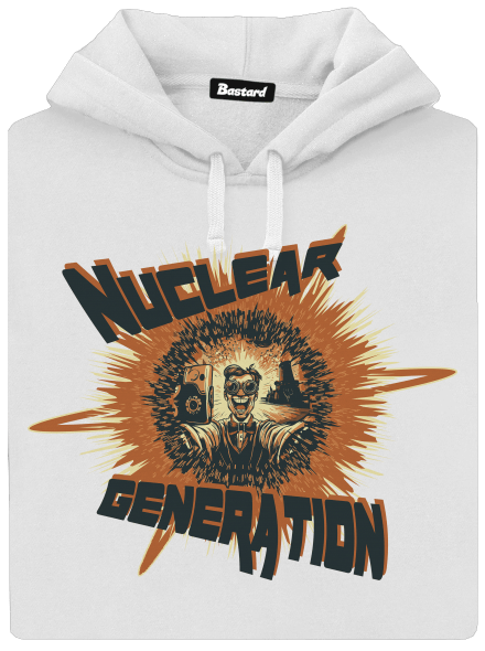 Nuclear generation 2 dámská mikina klokanka White