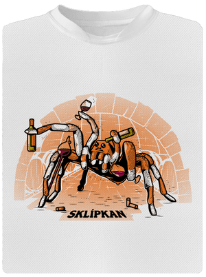 Sklípkan pánské sportovní tričko White