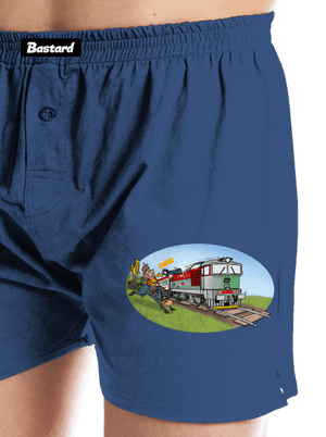 Šotouš na lovu pánské trenky Blue