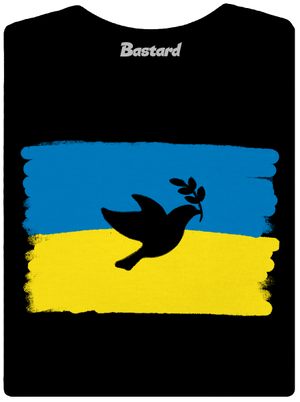 Ukrajina - Holubice dámské tričko s lemem Black