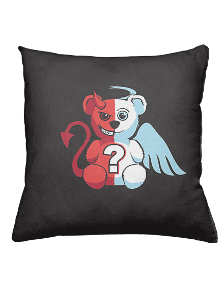 Anděl vs ďábel polštář