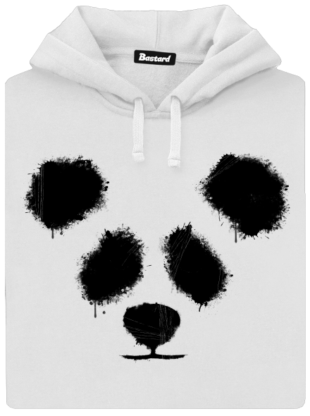 Panda dámská mikina klokanka White