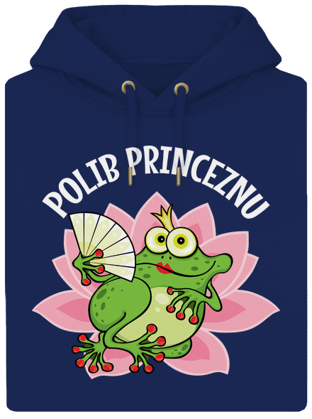 Polib princeznu a prince unisex mikina premium Navy