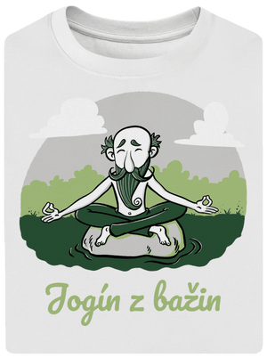 Jogín z bažin unisex tričko oversized White