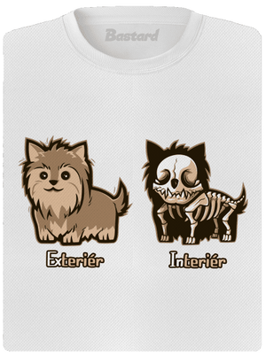 Teriér dámské sportovní tričko White