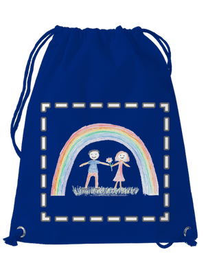 Dětské kresby - nahraj vlastní vak Royal Blue Mal