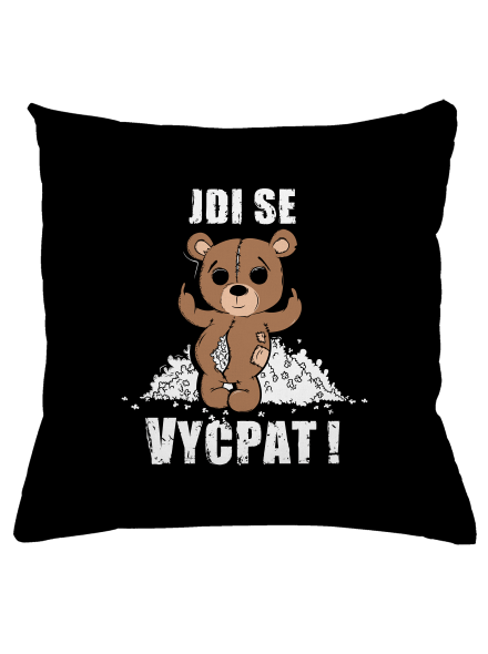 Jdi se vycpat polštář Black