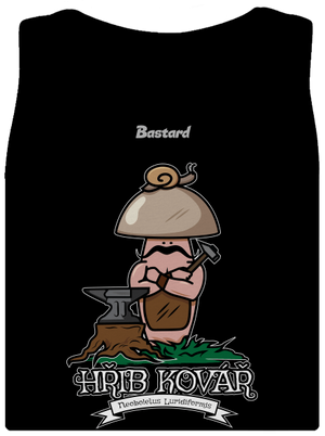 Hřib kovář dámské tílko klasické Black