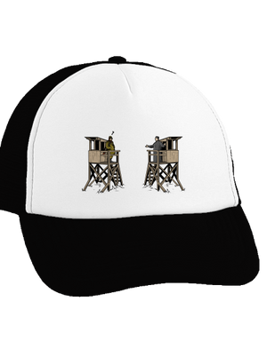 Myslivec a kazatelna kšiltovka truckerka Black cap