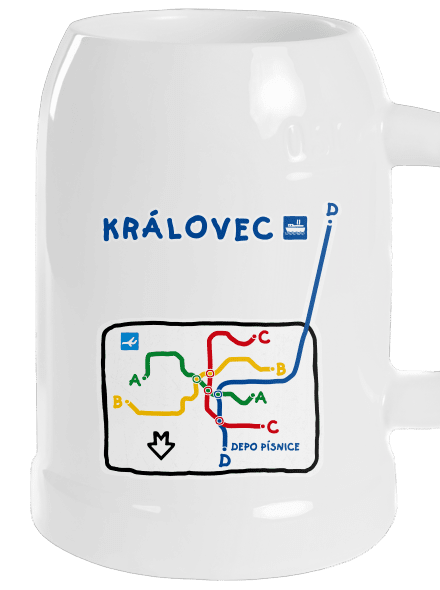Metro Královec půllitr White
