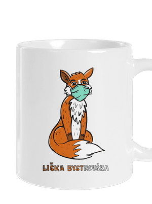 Liška Bystrouška klasický hrnek White