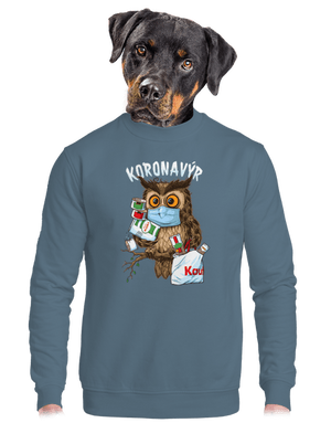 unisex mikina bez kapuce