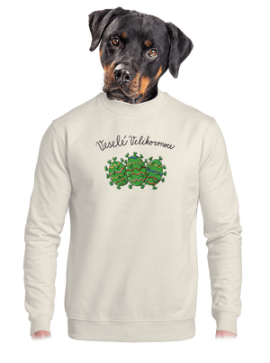 unisex mikina bez kapuce