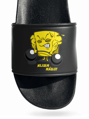 Nejsem máslo pantofle Black