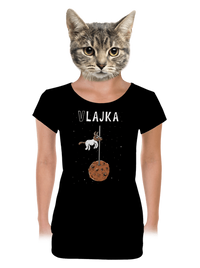 dámské tričko s lemem