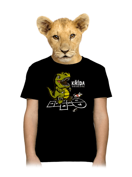 Křída dětské tričko Black