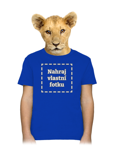 Vlastní potisk dětské tričko Royal Blue