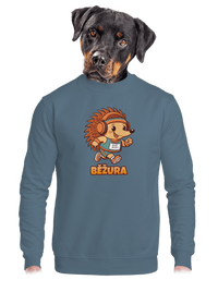 unisex mikina bez kapuce