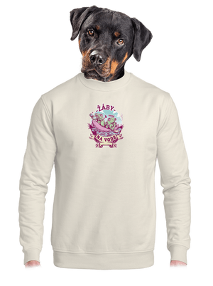 Žáby na vodě unisex mikina bez kapuce Off White