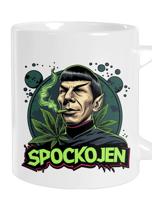 Spockojen velký hrnek White