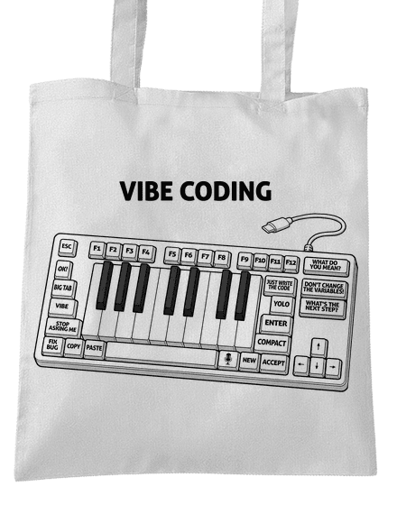 Vibe coding taška White