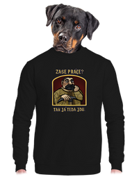 unisex mikina bez kapuce