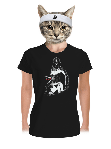 Mrs. Vader dámské sportovní tričko Black