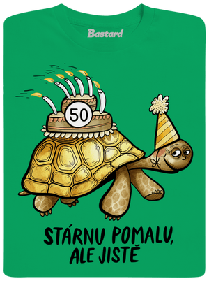 Stárnu pomalu dětské tričko Kelly Green