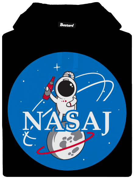 Nasaj pánská mikina klokanka Black