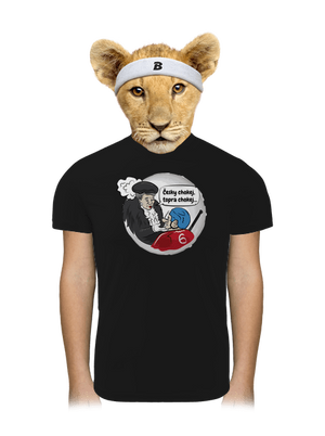 Český hokej dětské sportovní tričko Black