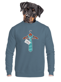 unisex mikina bez kapuce