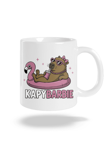 Kapybarbie klasický hrnek White