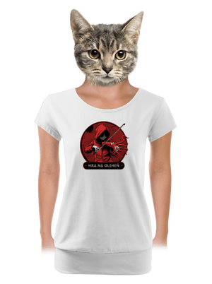 dámské tričko s lemem