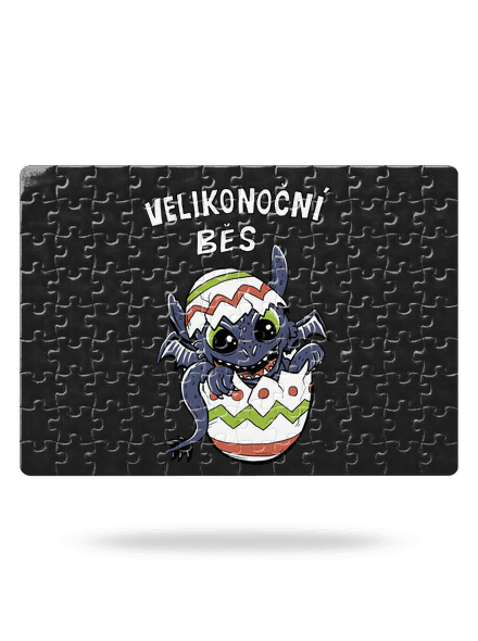 Velikonoční běs puzzle White