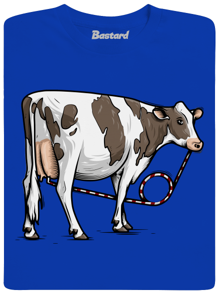Cow drink dětské tričko Royal Blue