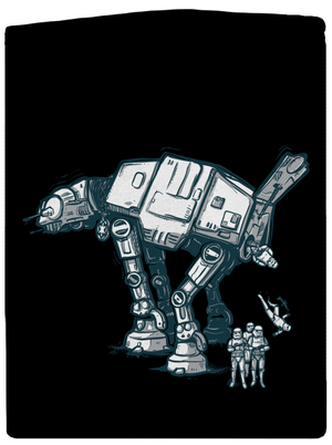 AT-AT dámská mikina na zip Black