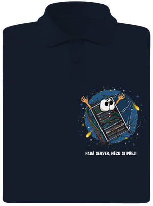 Padá server pánská polokošile Navy Mal