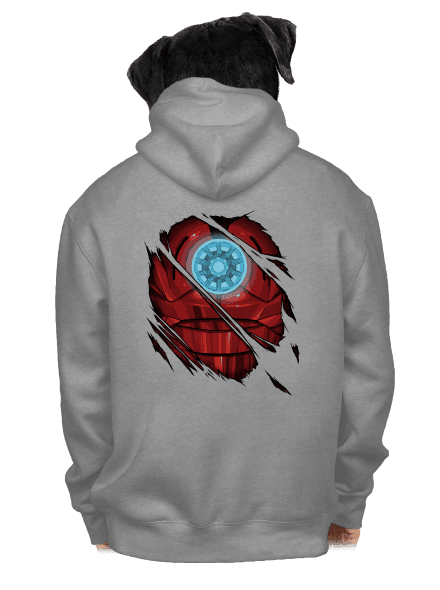 Ironman pánská mikina na zip Light Melange