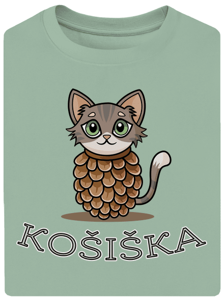 Košiška unisex tričko oversized Sage