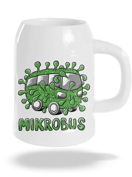 Mikrobus půllitr White