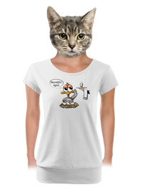 dámské tričko s lemem