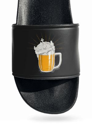 České zlato pantofle Black