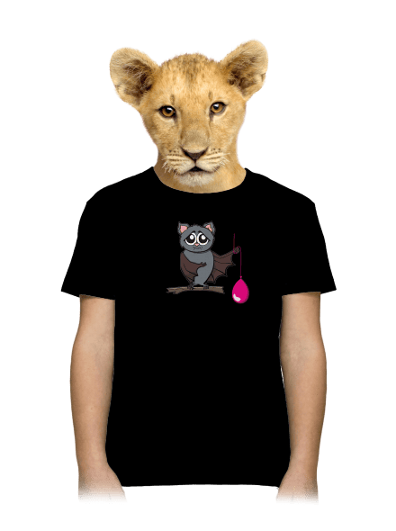 Netopýr dětské tričko Black