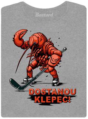 Dostanou klepec dámské tričko Dark Gray Melange