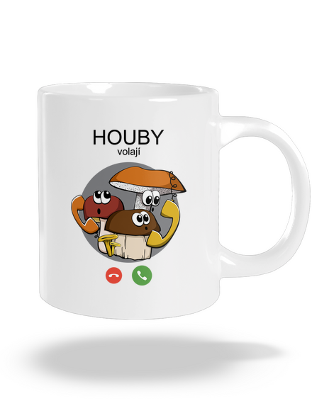 Houby volají velký hrnek White