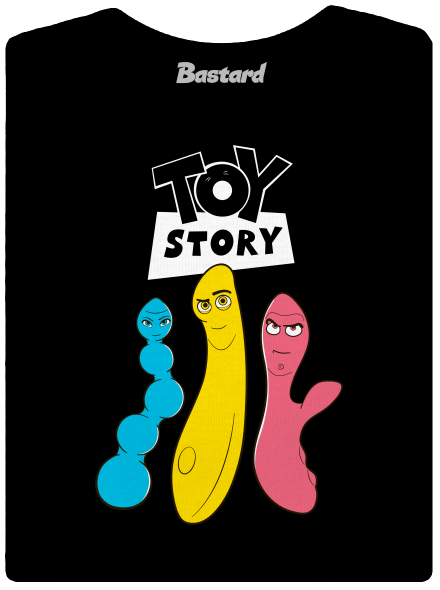 Příběh hraček dámské tričko s lemem Black